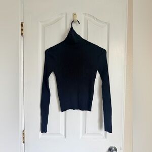 Zara Navy Blue Turtleneck Sweater